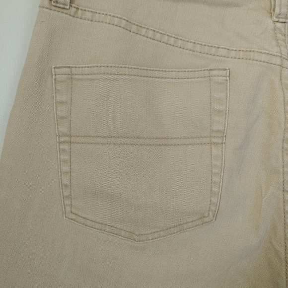 Vintage L.L Bean 1912 Straight Leg Jeans Size 12 Tall Khaki Tan - Picture 12 of 16